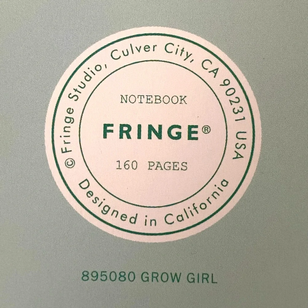 Fringe You Grow Girl Plant Lady Notebook